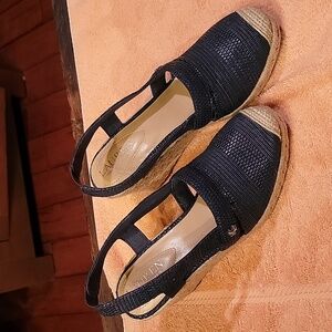 Lauren Ralph Lauren Penelopie Wedge slingbacks Navy